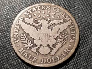 lot 115 image: 1905 BARBER HALF DOLLAR