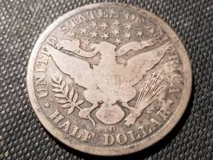 lot 116 image: 1905-O BARBER HALF DOLLAR