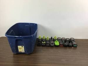 lot 8 image: Huge Mixed Lot Of Batteries Milwaukee, Dewalt, Ryobi And More