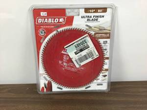 lot 31 image: Diablo 10 in. x 80-Teeth Ultra Finish Saw Blade