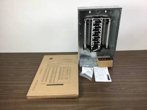 lot 59 image: General Electric 100 Amp 20-Space 20-Circuit Main Breaker Indoor Load Center Contractor Kit