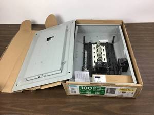 lot 60 image: Siemens ES Series 100 Amp 20-Space 20-Circuit Main Breaker Load Center Value Pack