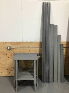 lot 68 image: Lot Of 6 Heavy Duty Table LegsCross Member Kits