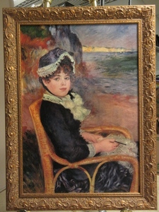 BEAUTIFULLY FRAMED RENOIR PRINT ON CANVAS