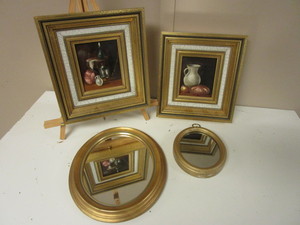 STILL LIFES, MIRROR AND FRAME