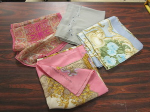 SILK SCARVES, ADRIENNE VITTADINI, OSCAR DE LA RENTA, MORE