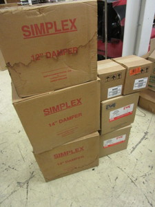 ASSORTED DAMPERS, SIMPLEX, HONEYWELL, EWC-BRAND