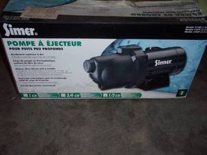 lot 26 image: Simer Shallow Well Pump