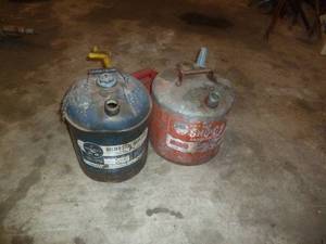 lot 29 image: Antique Gas Cans