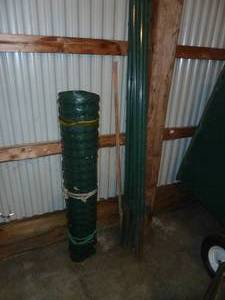 lot 63 image: Green Snow Fence & Posts
