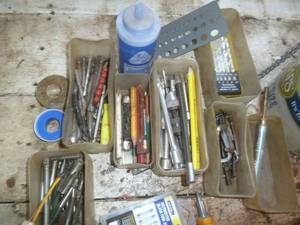 lot 83 image: Trays of Tap & Die Bits With Drill bits
