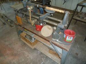 lot 109 image: Shop Smith Wood Lathe