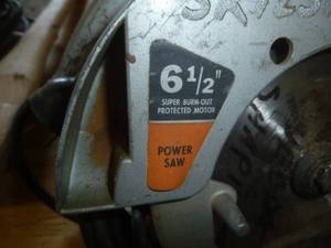 lot 130 image: Black & Decker Circle Saw 6 12