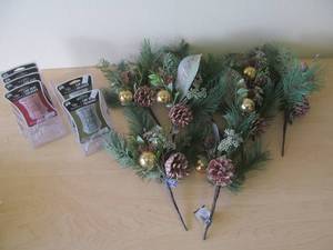 evergreen picks ,floral sprays