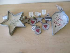 Cypress tin wall dcor