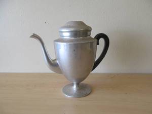 aluminum coffee pot