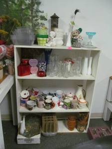 glassware for floral arrangements