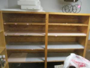 wood shelf