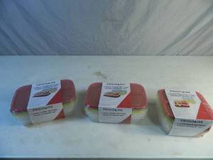 lot 157 image: 9 New Sectioned Frigidaire Food Storage Containers