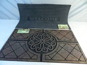 lot 164 image: 2 New Heavy Doormats