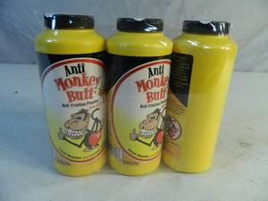 lot 168 image: 3 New Bottles of Anti Monkey Butt