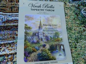 lot 172 image: New Amazing Grace Tapestry Throw