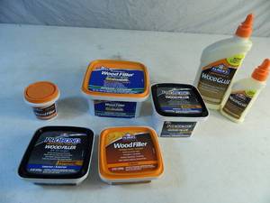 lot 174 image: New Wood Filler and Wood Glue