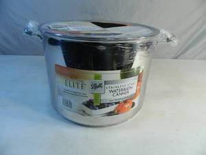 lot 3 image: New Ball Stainless Steel Waterbath Canner with Premium Rack