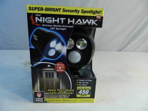 lot 18 image: New Night Hawk Wireless Motion Activated LED Spotlight