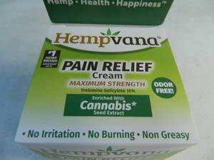 lot 27 image: New Hempvana Pain Relief Cream