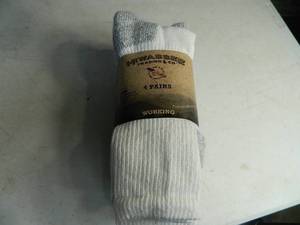 lot 35 image: 4 New Pairs of Hiwassee Trading Work Socks