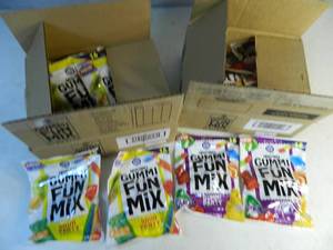lot 75 image: 24 Bags Gummi Fun Mix Candy