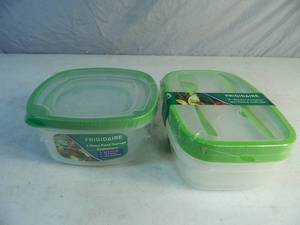 lot 120 image: 2 New Frigidaire Food Storage Container Sets