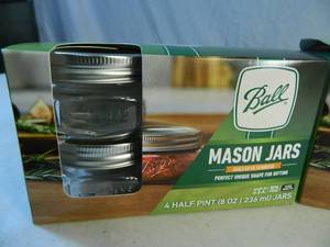 lot 139 image: 16 New Ball Mason Jars with Lids