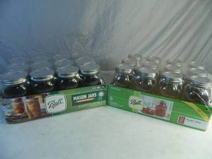 lot 146 image: 2 New Cases of Ball Jars