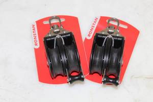 lot 263 image: Lot of (2) Ronstan 40mm Double Block Becket Ball Bearing RF40212