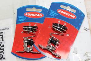lot 268 image: Lot of (2) Ronstan Swivel Base to Suit BB&RT Orbit Block RF4