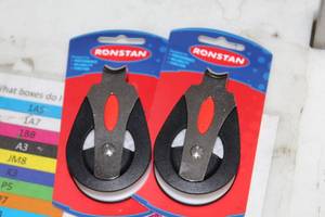lot 281 image: Lot of (2) Ronstan 50mm Single Loop Top Block RF51101