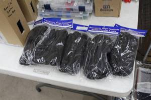 lot 160 image: Lot of (5) Buccaneer Rope Company 38in. Fender Lines Double Braid Nylon Black 8ft.