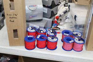 lot 169 image: Lot of (10) FSE Robline 112in. Orion 500 Minispool RedPink 98ft. Reel