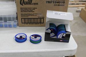 lot 178 image: Lot of (10) FSE Robline Whipping Twine .08 GreenBlue 262ft. Reel