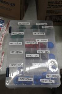 lot 186 image: Plastic Parts Organizer, Boat Rigging Parts