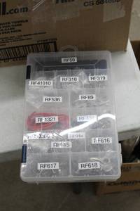 lot 187 image: Plastic Parts Organizer, Boat Rigging Parts