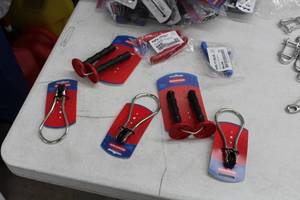 lot 214 image: Ronstan Adjustable Trapeze Ring RF17, Trapeze Handle Red RF5122R2