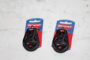 lot 228 image: Lot of (2) Ronstan Series 40 BB Orbit Block Single Becket Swivel Head RF45110