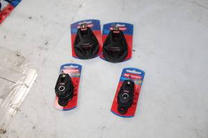 lot 232 image: Lot of (4) Ronstan Series 30 BB Orbit Block Double Becket RF35212, Series 55 BB Orbit Block Single Becket Swivel Head RF55110