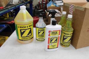 lot 303 image: Lot of (6) Z-Tuff Z-Wash & Wax, Z-Cleaner, Deck Cleaner