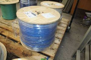 lot 28 image: Buccaneer Rope Company 58in. Blue Double Braid Nylon Rope 600 Foot Reel