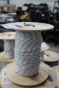 lot 36 image: New England Ropes 14in. Sta-Set X Green Fleck Rope 600 Foot Reel