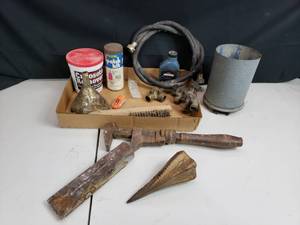 Wood Splitting Wedges, 2 Cycle Oil Creosote Remover